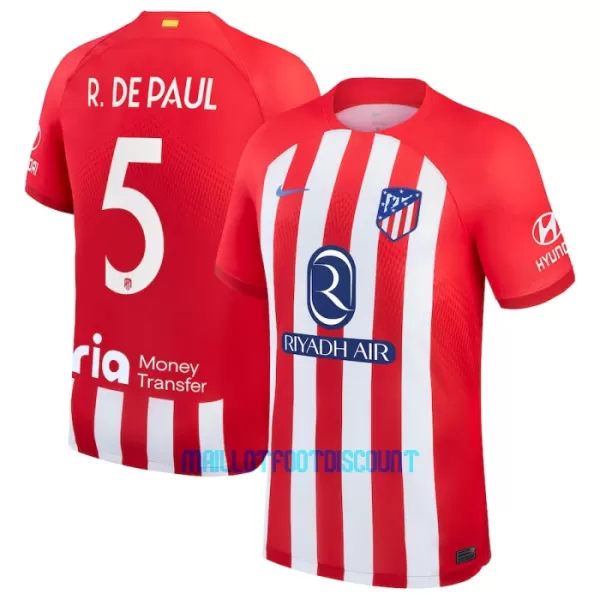 Maillot De Foot Atlético Madrid Rodrigo de Paul 5 Domicile 23/24