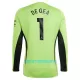 Kit De Football Gardien Manchester United De Gea 1 Enfant Domicile 23/24 Manches Longues