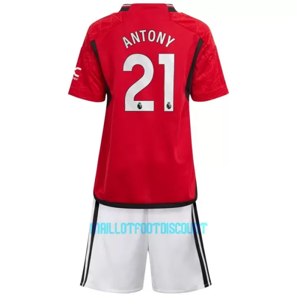 Kit De Football Manchester United Antony Santos 21 Enfant Domicile 23/24