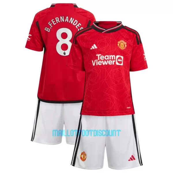 Kit De Football Manchester United Bruno Fernandes 8 Enfant Domicile 23/24