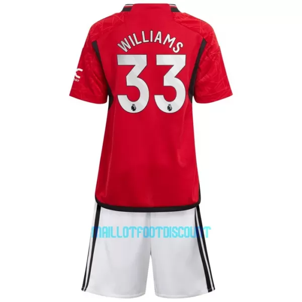 Kit De Football Manchester United Williams 33 Enfant Domicile 23/24