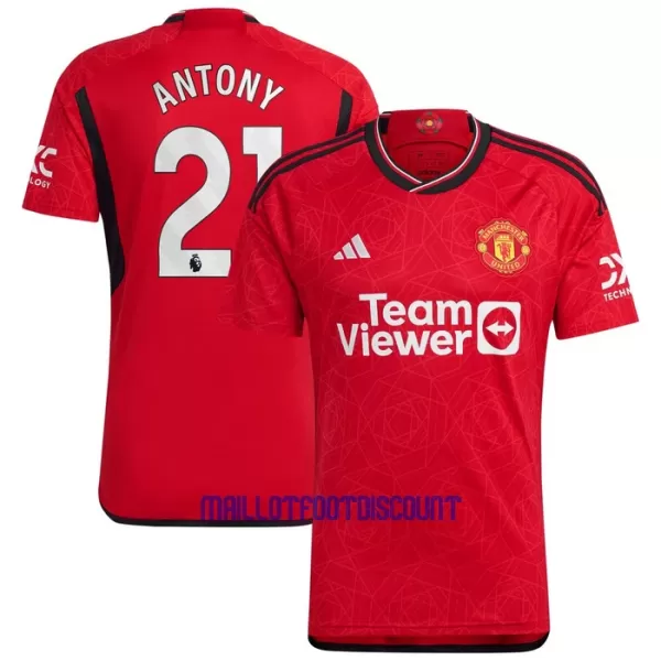 Maillot De Foot Manchester United Antony Santos 21 Domicile 23/24