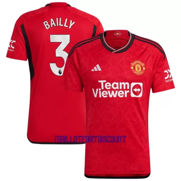 Maillot De Foot Manchester United Bailly 3 Domicile 23/24