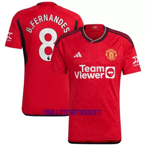 Maillot De Foot Manchester United Bruno Fernandes 8 Domicile 23/24