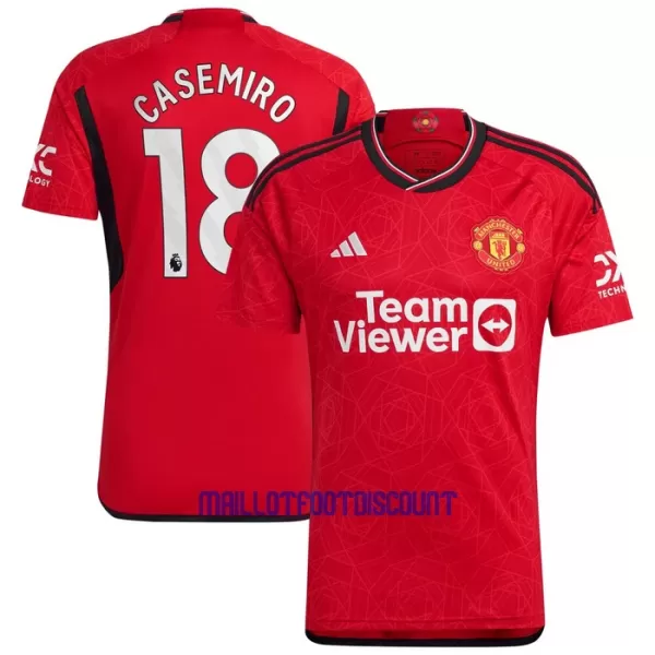 Maillot De Foot Manchester United Casemiro 18 Domicile 23/24