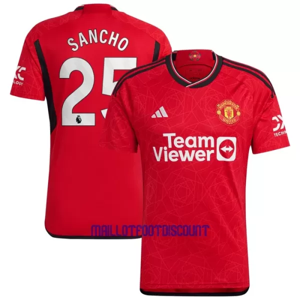 Maillot De Foot Manchester United Jadon Sancho 25 Domicile 23/24