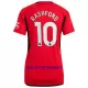 Maillot De Foot Manchester United Marcus Rashford 10 Femme Domicile 23/24