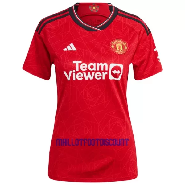 Maillot De Foot Manchester United Marcus Rashford 10 Femme Domicile 23/24