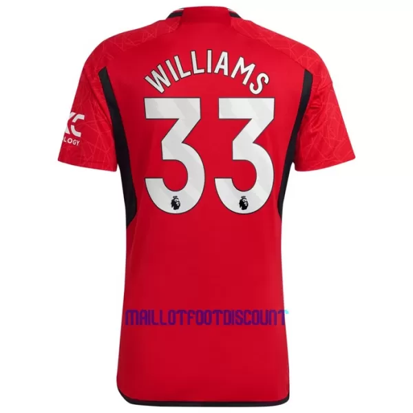 Maillot De Foot Manchester United Williams 33 Domicile 23/24