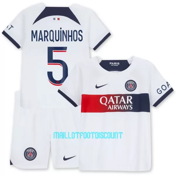 Kit De Football Paris Saint-Germain Marquinhos 5 Enfant Extérieur 23/24