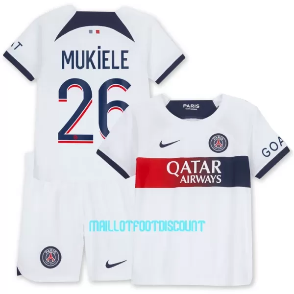 Kit De Football Paris Saint-Germain Mukiele 26 Enfant Extérieur 23/24