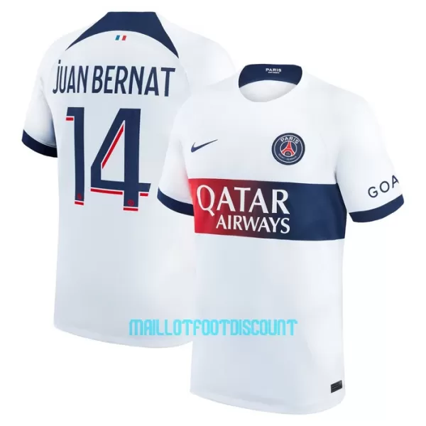 Maillot De Foot Paris Saint-Germain Juan Bernat 14 Extérieur 23/24