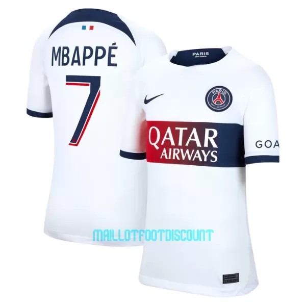 Maillot De Foot Paris Saint-Germain Kylian Mbappé 7 Femme Extérieur 23/24