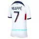 Maillot De Foot Paris Saint-Germain Kylian Mbappé 7 Femme Extérieur 23/24