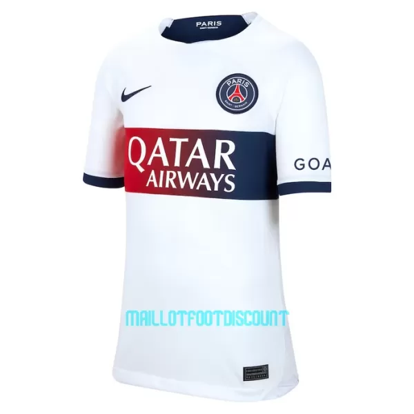 Maillot De Foot Paris Saint-Germain Kylian Mbappé 7 Femme Extérieur 23/24