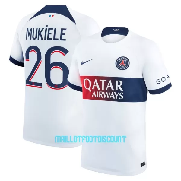 Maillot De Foot Paris Saint-Germain Mukiele 26 Extérieur 23/24