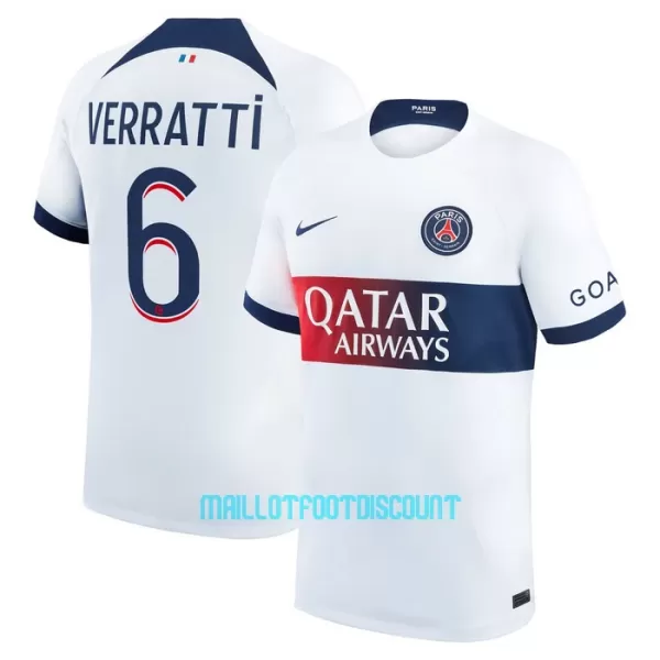 Maillot De Foot Paris Saint-Germain Verratti 6 Extérieur 23/24