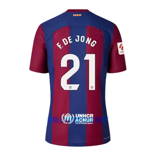 Kit De Football FC Barcelone Frenkie de Jong 21 Enfant Domicile 23/24