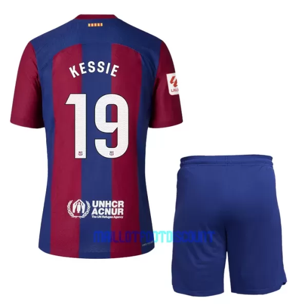 Kit De Football FC Barcelone Kessie 19 Enfant Domicile 23/24