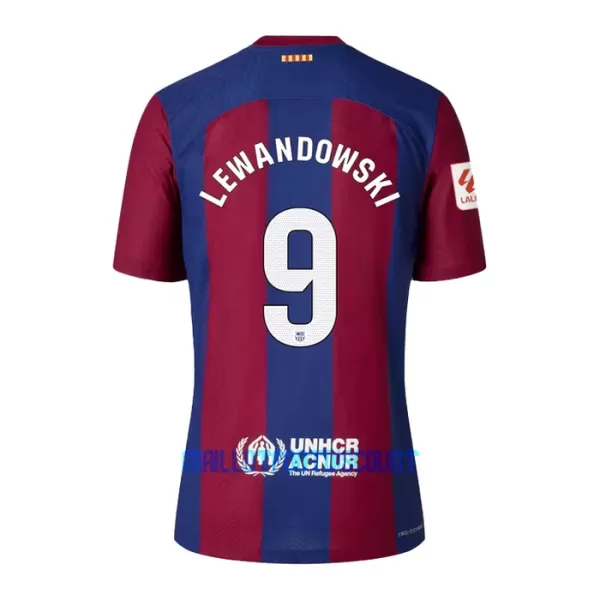 Kit De Football FC Barcelone Robert Lewandowski 9 Enfant Domicile 23/24