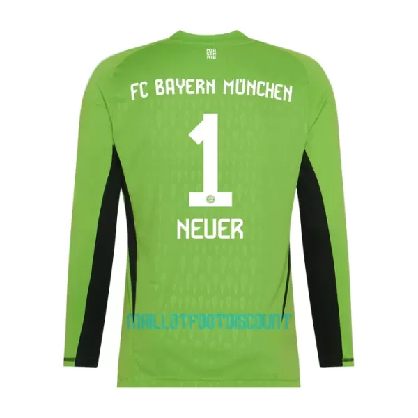 Kit De Football Gardien FC Bayern Munich Manuel Neuer 1 Enfant Extérieur 23/24 Manches Longues