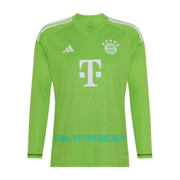 Kit De Football Gardien FC Bayern Munich Manuel Neuer 1 Enfant Extérieur 23/24 Manches Longues