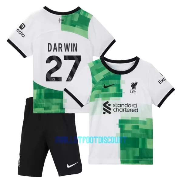 Kit De Football Liverpool Darwin Núñez 27 Enfant Extérieur 23/24