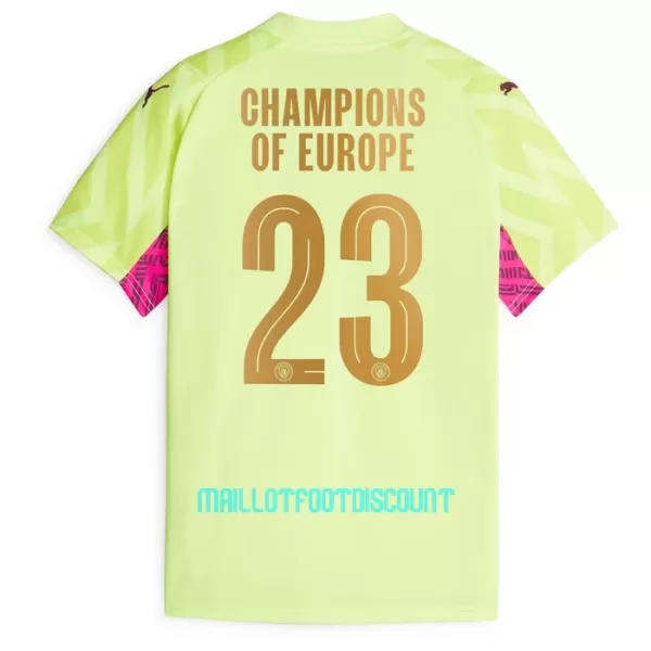 Maillot De Foot Gardien Manchester City Champions of Europe Third 23/24