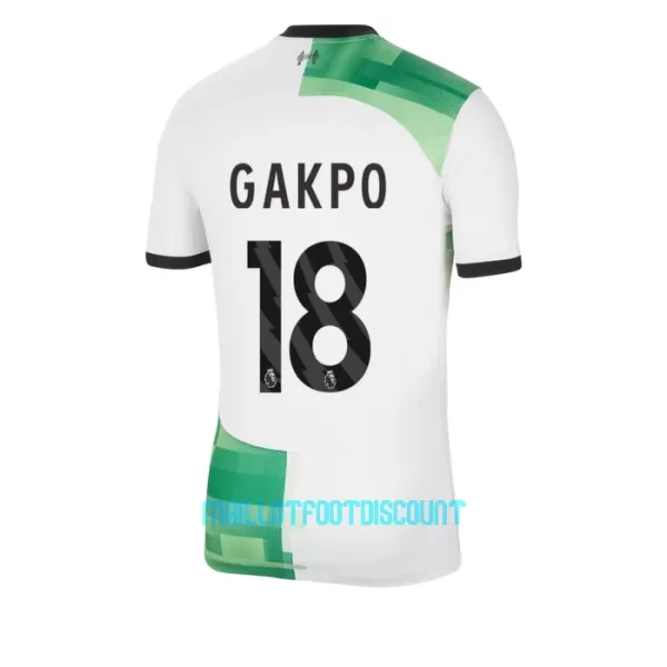 Maillot De Foot Liverpool Cody Gakpo 18 Extérieur 23/24