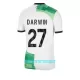 Maillot De Foot Liverpool Darwin Núñez 27 Extérieur 23/24