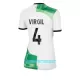 Maillot De Foot Liverpool Virgil van Dijk 4 Femme Extérieur 23/24