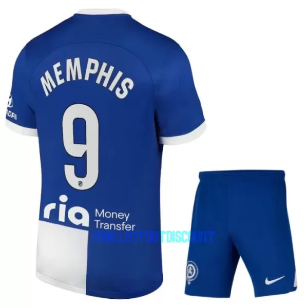 Kit De Football Atlético Madrid Memphis Depay 9 Enfant Extérieur 23/24