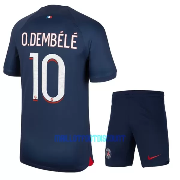 Kit De Football Paris Saint-Germain Ousmane Dembélé 10 Enfant Domicile 23/24