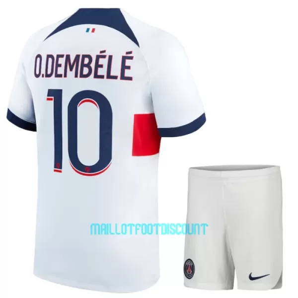 Kit De Football Paris Saint-Germain Ousmane Dembélé 10 Enfant Extérieur 23/24