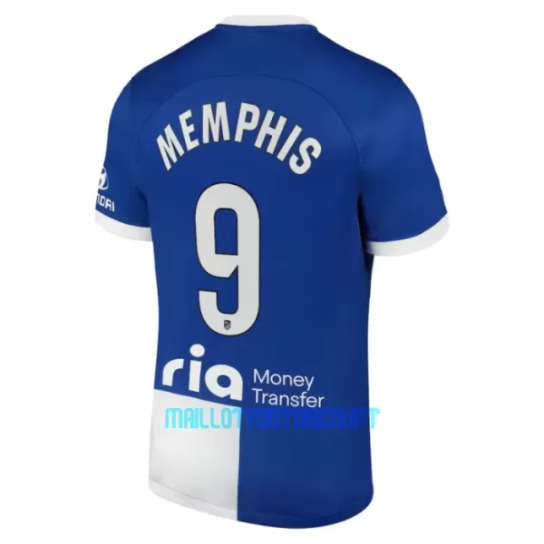 Maillot De Foot Atlético Madrid Memphis Depay 9 Extérieur 23/24