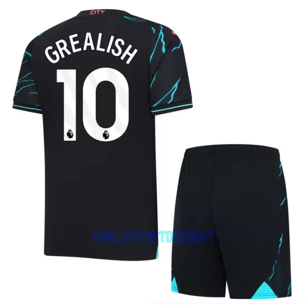 Kit De Football Manchester City Jack Grealish 10 Enfant Third 23/24