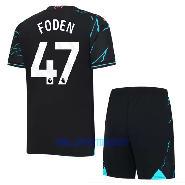 Kit De Football Manchester City Phil Foden 47 Enfant Third 23/24