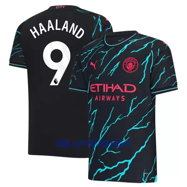 Maillot De Foot Manchester City Erling Haaland 9 Third 23/24