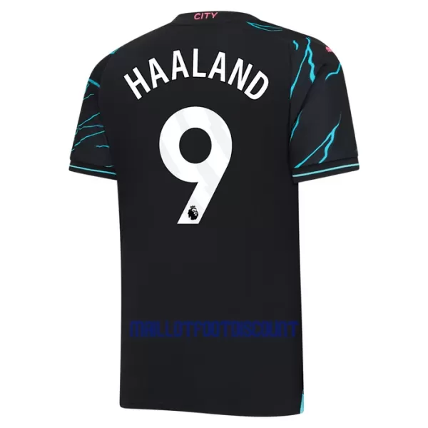 Maillot De Foot Manchester City Erling Haaland 9 Third 23/24