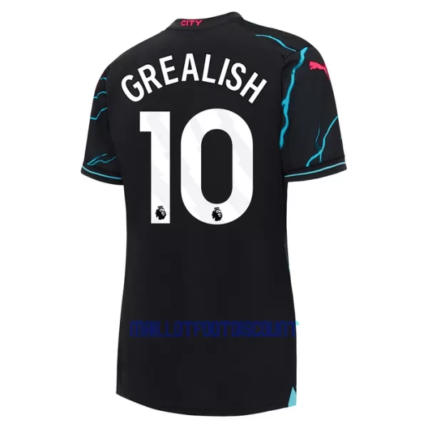 Maillot De Foot Manchester City Jack Grealish 10 Femme Third 23/24