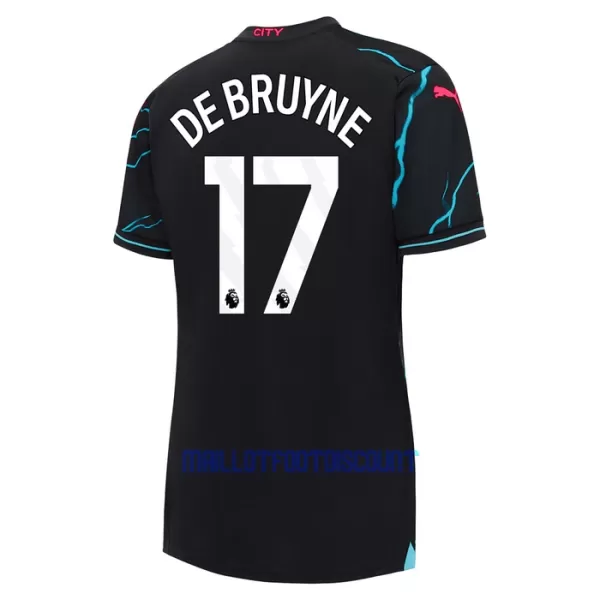 Maillot De Foot Manchester City Kevin De Bruyne 17 Femme Third 23/24