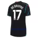 Maillot De Foot Manchester City Kevin De Bruyne 17 Femme Third 23/24