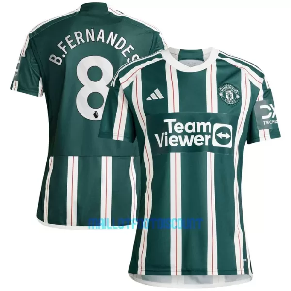 Maillot De Foot Manchester United Bruno Fernandes 8 Extérieur 23/24