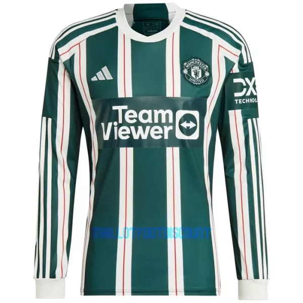 Maillot De Foot Manchester United Extérieur 23/24 Manches Longues