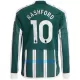 Maillot De Foot Manchester United Marcus Rashford 10 Extérieur 23/24 Manches Longues