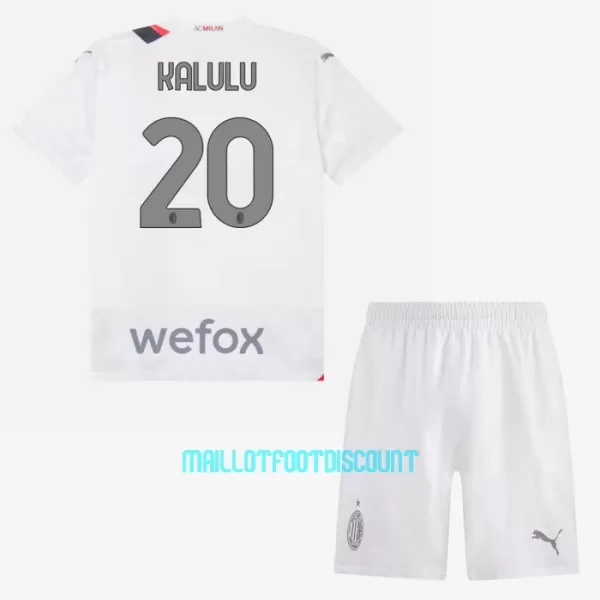 Kit De Football Milan AC Pierre Kalulu 20 Enfant Extérieur 23/24