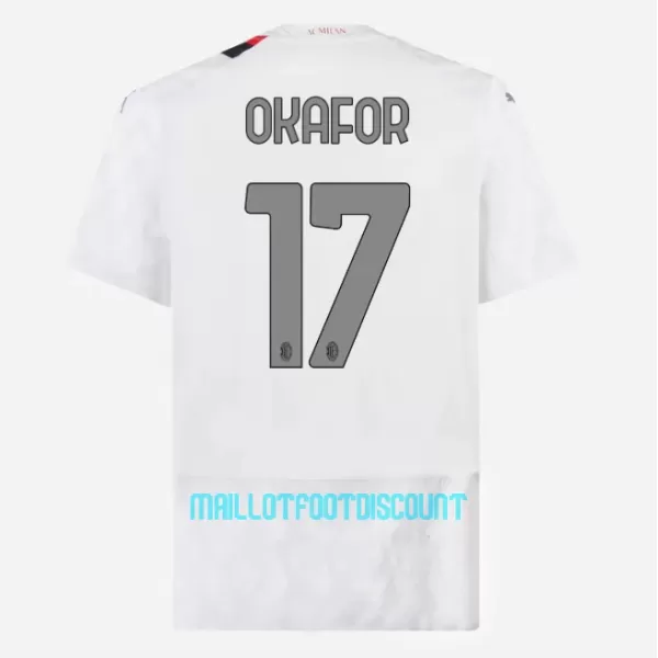 Maillot De Foot Milan AC Okafor 17 Extérieur 23/24