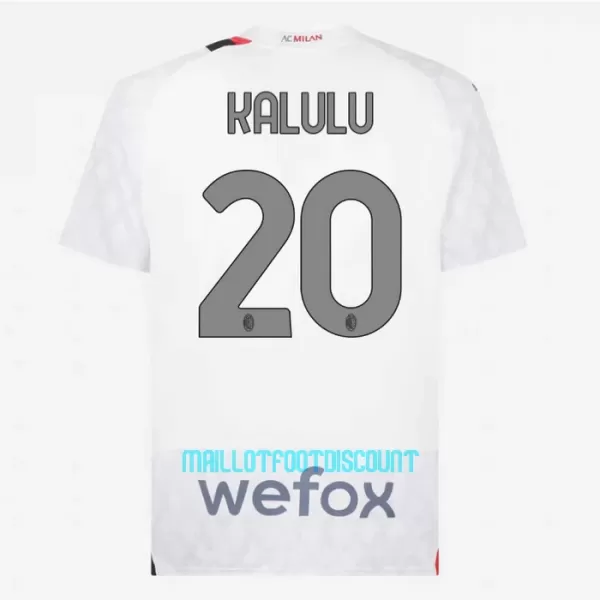 Maillot De Foot Milan AC Pierre Kalulu 20 Extérieur 23/24