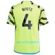 Kit De Football Arsenal White 4 Enfant Extérieur 23/24