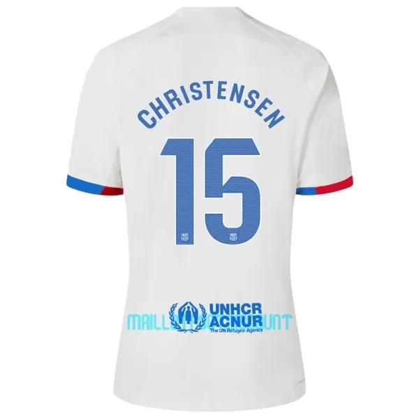 Kit De Football FC Barcelone Christensen 15 Enfant Extérieur 23/24